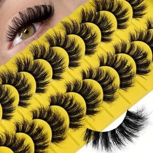 Dramatic Black False Eyelashes